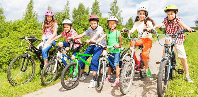 Děti v pohybu: jednodenní cyklistický camp