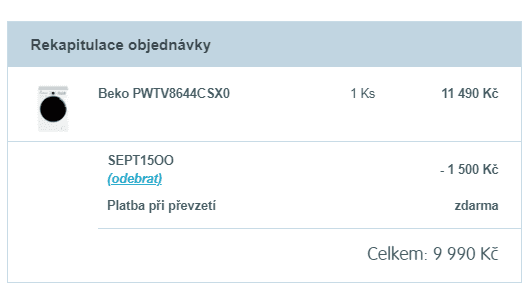 Pračka Beko, 8kg, A+++, 1200 ot.