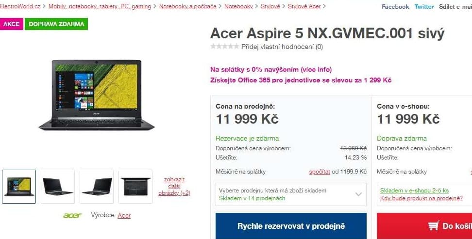Acer, i3 - 2 GHz, 6GB RAM, Nvidia 2GB, 15,6"