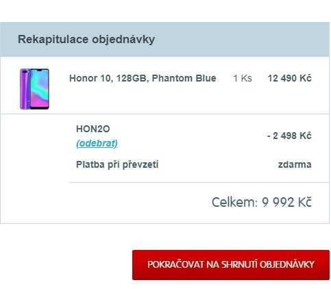 Honor 10, 8x 2,36GHz, 4GB RAM, 5,84"