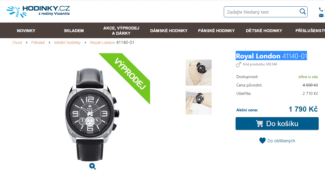 Pánské hodinky Royal London 41140-01