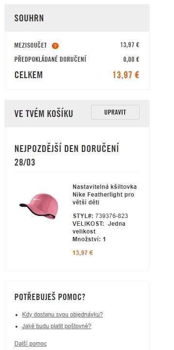 -40% výprodej v oficiálním eshopu NIKE 
