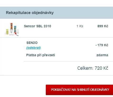 Smoothie mixér SENCOR