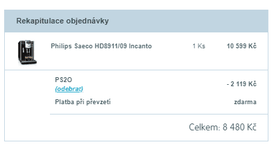 Espresso Saeco HD8911/09 Incanto