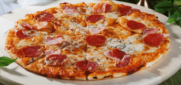2× pizza o průměru cca 32 cm podle výběru