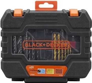 Sada vrtáků a bitů Black&Decker, 31 ks