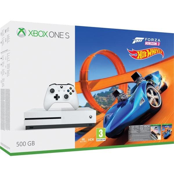 XBOX ONE S, 1TB, bílá + PlayerUnknown's Battlegrou