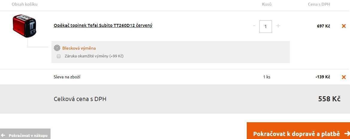 Topinkovač Tefal Subito 