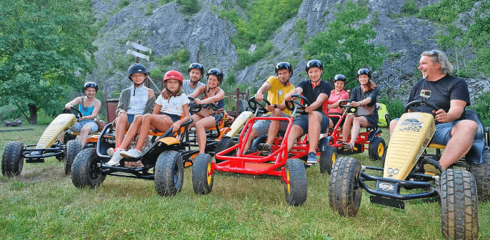 Sešup na šlapací bugině pro 1 osobu 