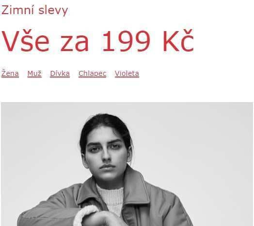 Mango Outlet - vybrané zboží za 199 Kč