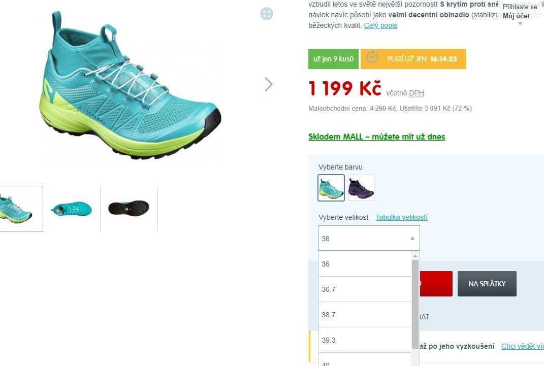 Běžecká terénní obuv Salomon Xa Enduro