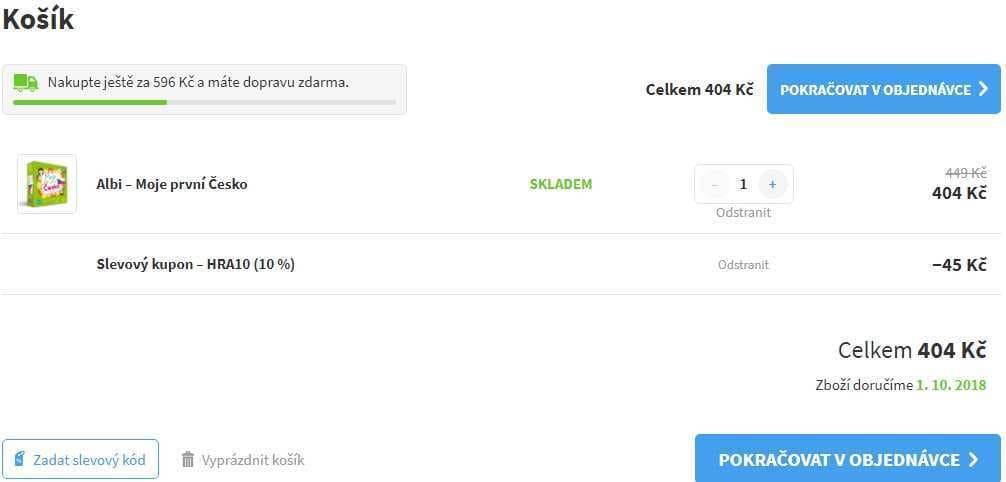 Albi Moje první Česko