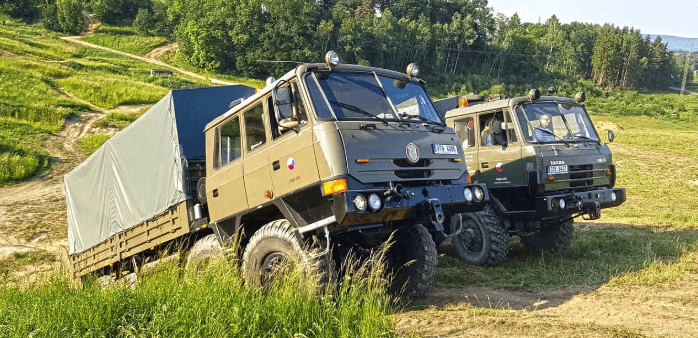 Adrenalinová jízda ve vozech Tatra 815