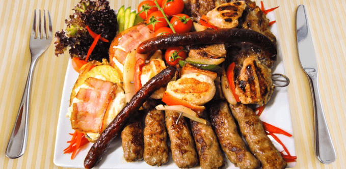 Kalemegdanský mix grill pro dva