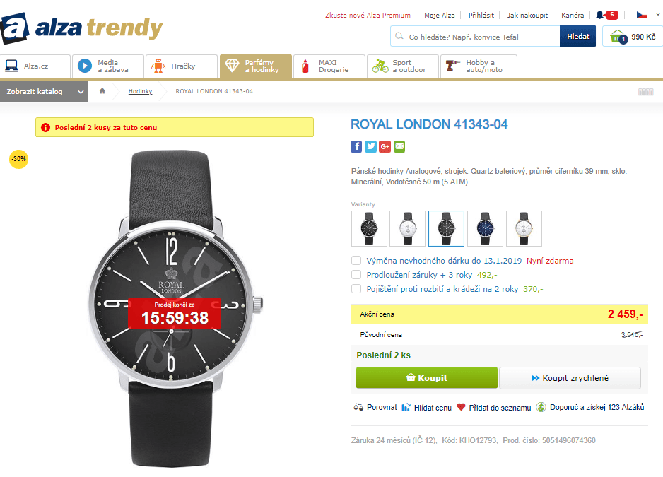 Pánské hodinky Royal London 41343-04