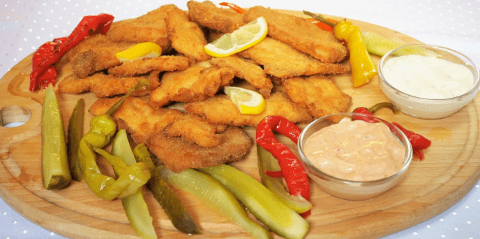 500 g nebo kilo kuřecích a vepřových řízků