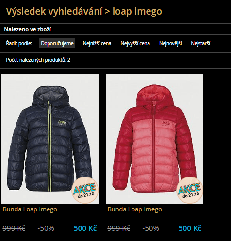 Dětské zimní bundy Loap Imego