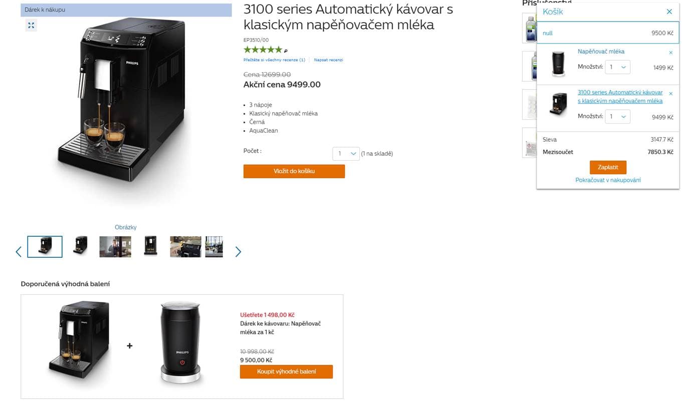 Automatický kávovar Philips EP3510/00