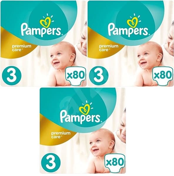 Plenky Pampers Premium Care "Jumbo pack"