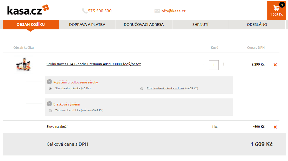 Stolní mixér ETA Blendic Premium