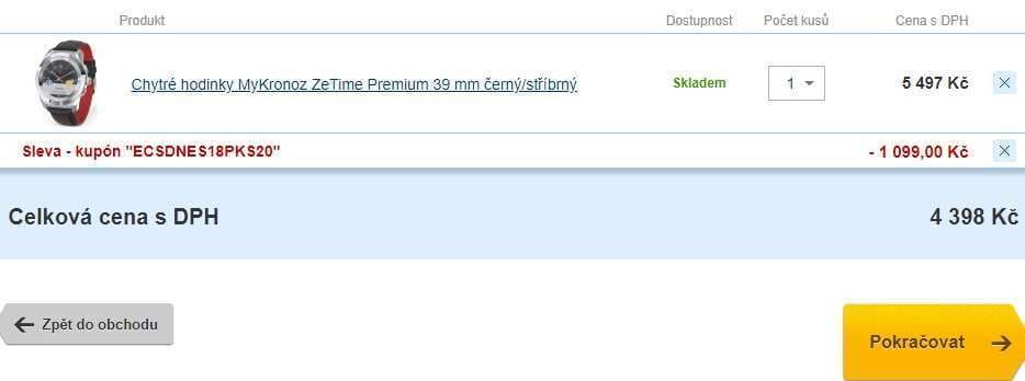 Chytré hodinky MyKronoz ZeTime Premium