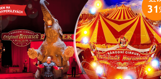 Národní CIRKUS Originál Berousek - vstupenky