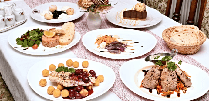 3chodové menu s volbou jídel pro 2 osoby