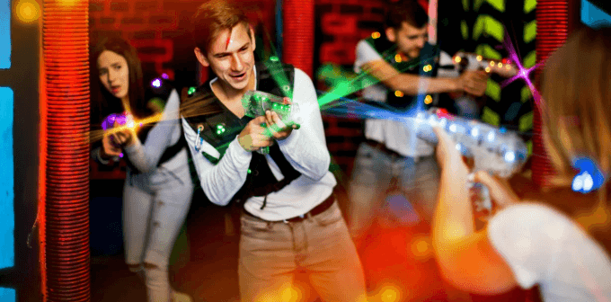 15 minut laser game pro jednoho