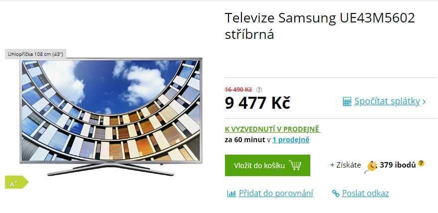 Full HD LED, Smart TV, 108cm, Samsung