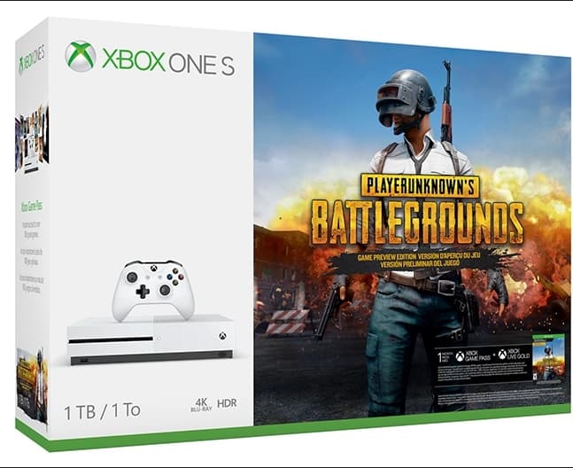 Microsoft XBOX ONE S, 1TB, bílá + 2 hry