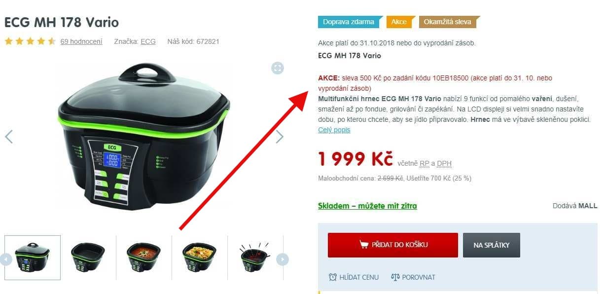 Elektrický hrnec ECG MH 178