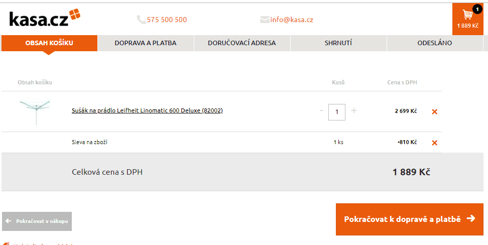 Venkovní sušák Leifheit Linomatic 600 Deluxe