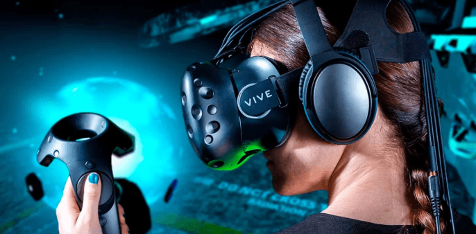 VR s jednou konzolí HTC Vive na 60 minut