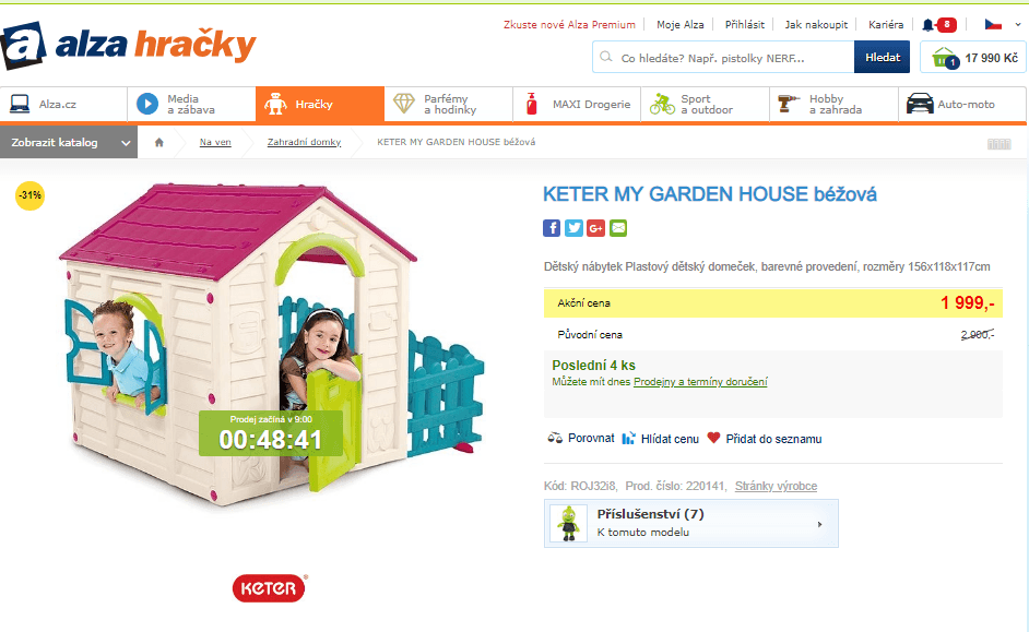 Dětský domeček KETER MY GARDEN HOUSE
