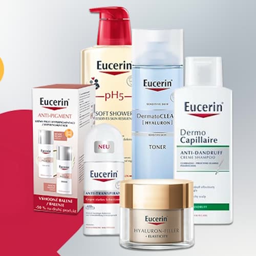 Akce 3za2 na kosmetiku Eucerin