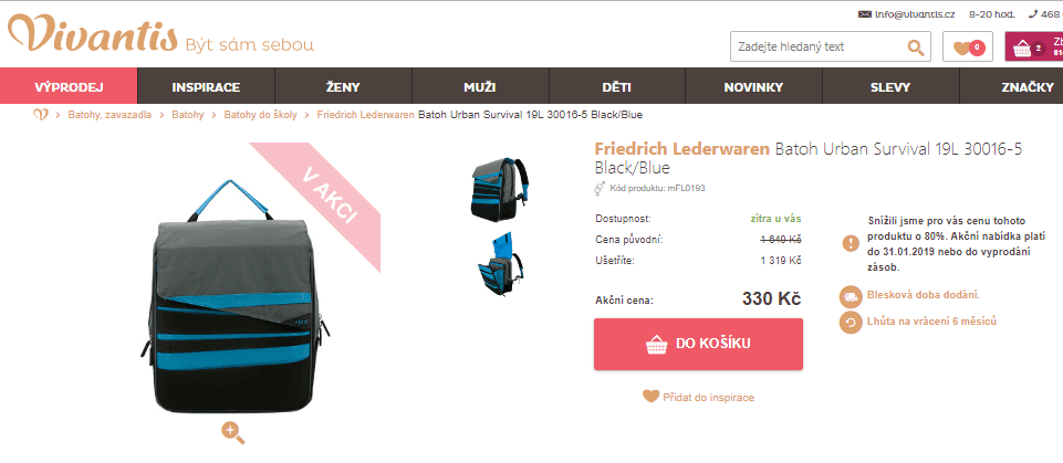 Batoh Friedrich Lederwaren 19 L