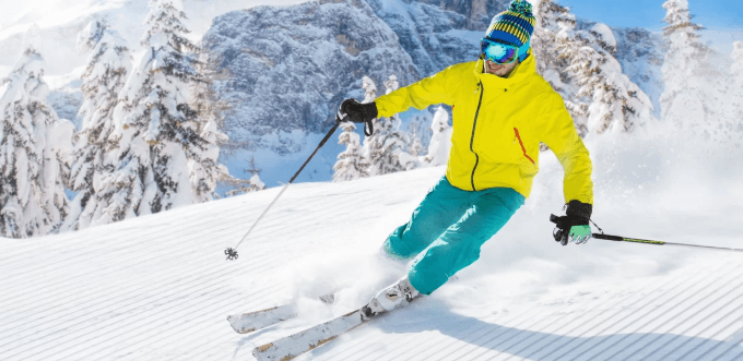 Malý servis lyží nebo snowboardu