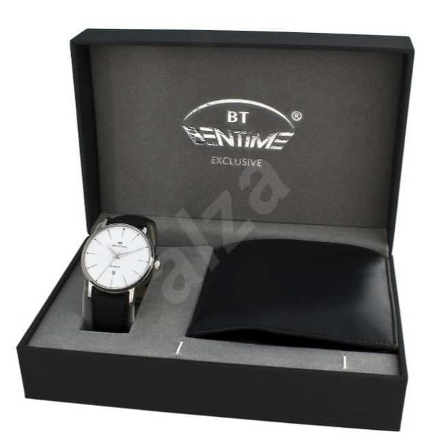 Dárková sada hodinek a peněženky (kůže)