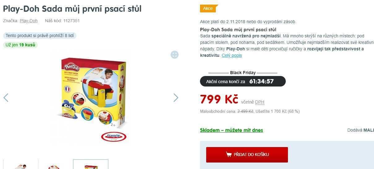 Play-Doh - Můj první psací stůl, 74x56 cm
