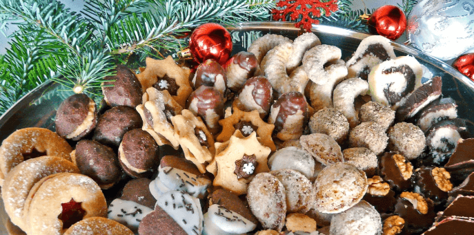 Vánoční cukroví 250 g, 9 druhů, 18 ks