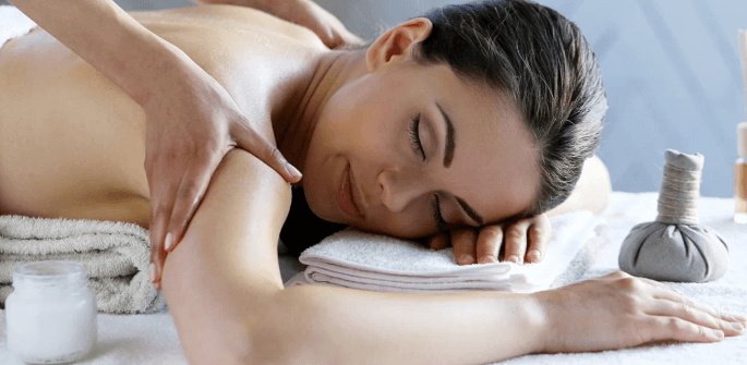 55minutová klasická relaxační masáž zad