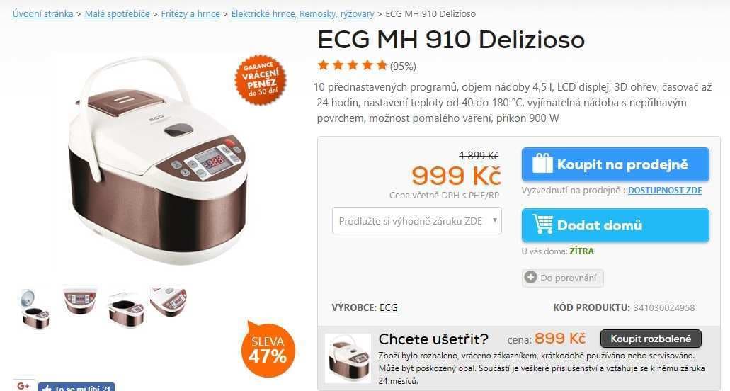 Multifunkční hrnec ECG 10v1 Delizioso 