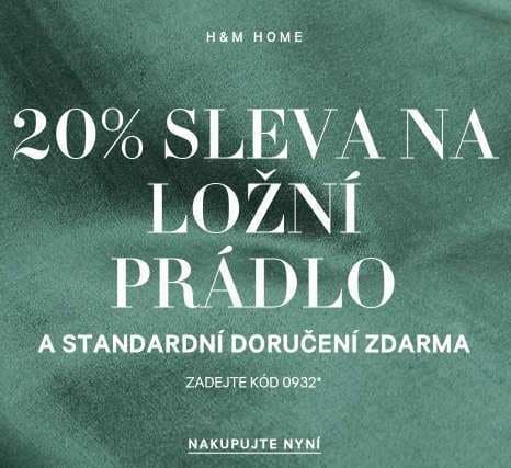 Sleva 20% na ložní prádlo + doprava zdarma