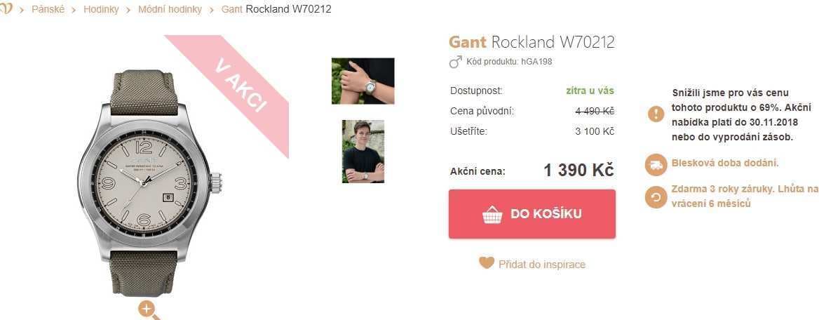 Pánské hodinky GANT