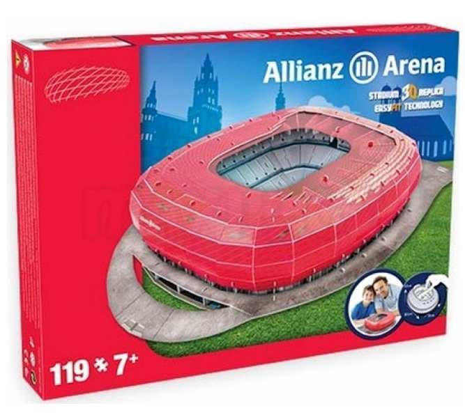 3D puzzle Allianz arena, Bayern Mnichov