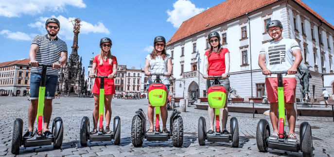30 minut jízdy na segwayi po Olomouci 