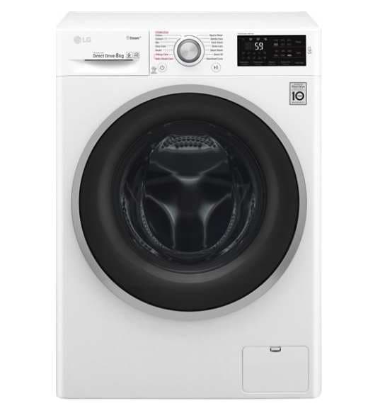 LG, 8kg, 1400 ot., Pára, Smart, A+++