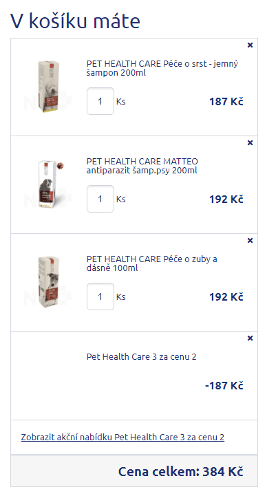 Veterinární přípravky Pet Health Care