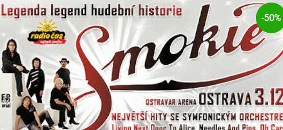 1+1 lístek na SMOKIE - THE SYMPHONY TOUR 2018