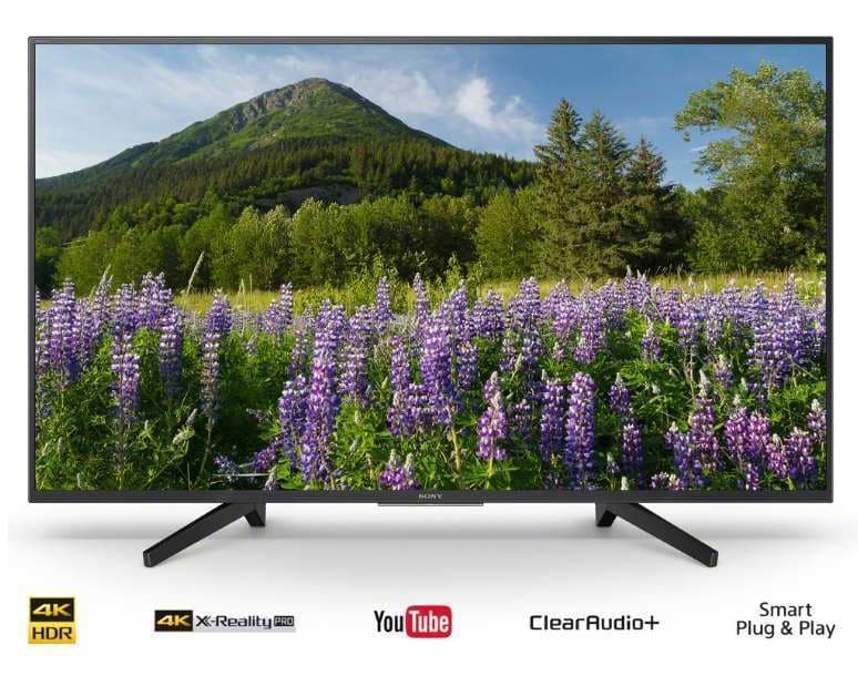 Ultra HD TV, HDR, Smart, 108 cm, SONY